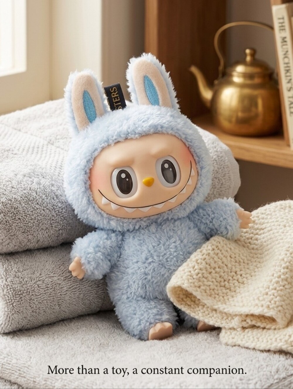 The Monsters Exciting bubu Face Iabubu Plush Keychain Plush